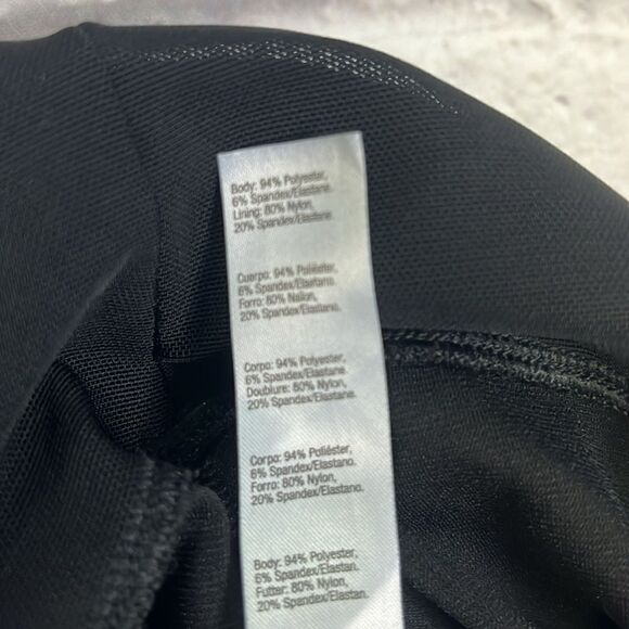 Assets by Spanx black faux leather legging - Picture 3 of 5